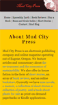 Mobile Screenshot of mudcitypress.com